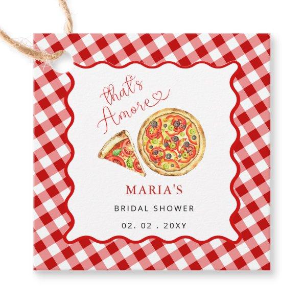 Thats Amore Italian Pizza Party  Favor Tags