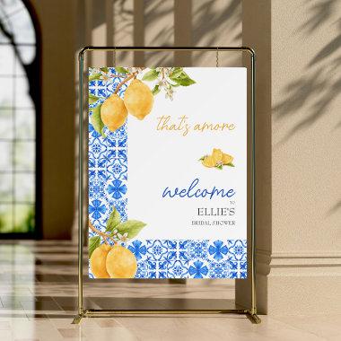 That's amore | Mediterranean Lemon Bridal Shower Foam Board