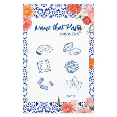 Thats amore Name that pasta  game