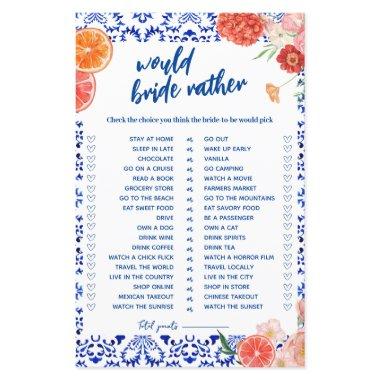 Thats amore shower would rather bride game