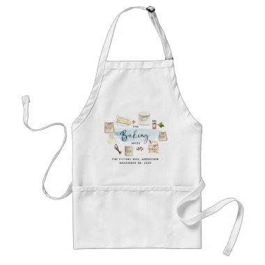 The Baking Bride Illlustrated Future Mrs. Shower Adult Apron