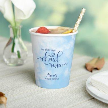 The Bride is on Cloud 9 Paper Cups