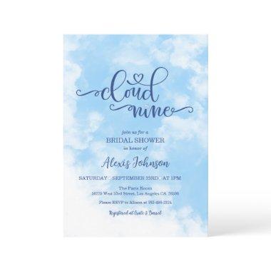 The Bride is on Cloud Nine