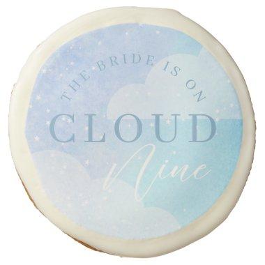 The Bride is on Cloud Nine  Sugar Cookie
