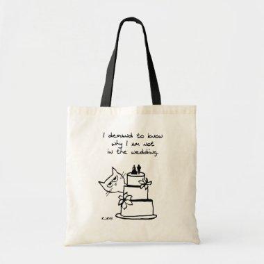 The Cat Crashes the Wedding - Funny Cat Tote