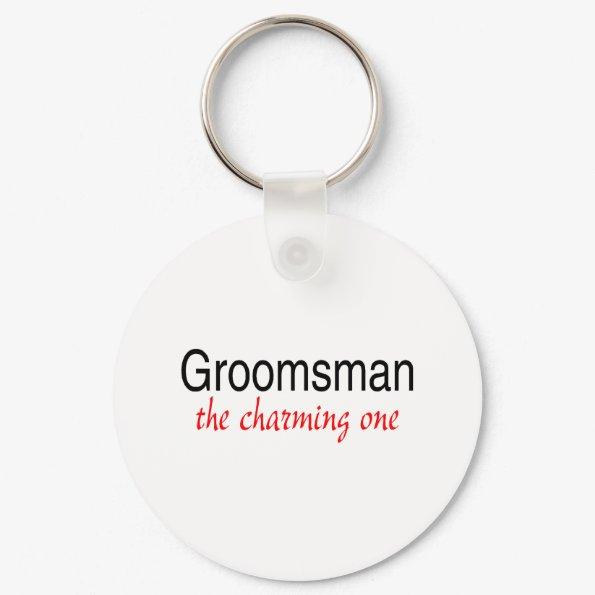 The Charming Groomsman Keychain