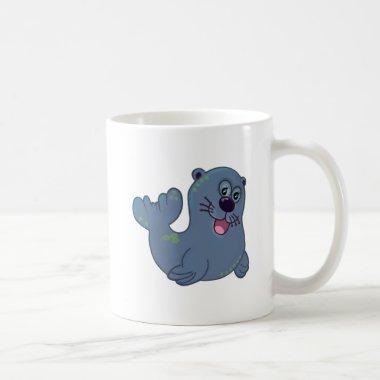 The Fabric Seal At Zazzle Mascot Logo Character Coffee Mug