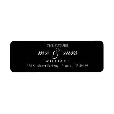 The Future Mr and Mrs Return Address Label