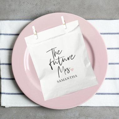 The Future Mrs and Your Name | Modern Beauty Gift Favor Bag