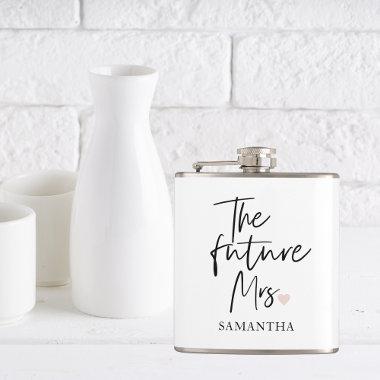 The Future Mrs and Your Name | Modern Beauty Gift Flask