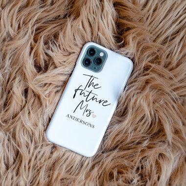 The Future Mrs and Your Name | Modern Beauty Gift iPhone 11Pro Max Case