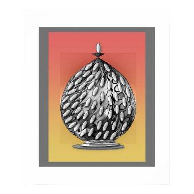 The Gray Ginger Jar Art Poster