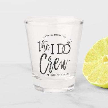 The I Do Crew | Wedding Party Favor Shot Glass