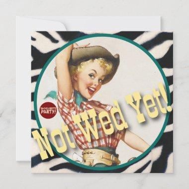 The Kitsch Bitsch : Cowgirl Not Wed Yet! Invitations