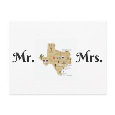 The Newlyweds PostInvitations from Texas