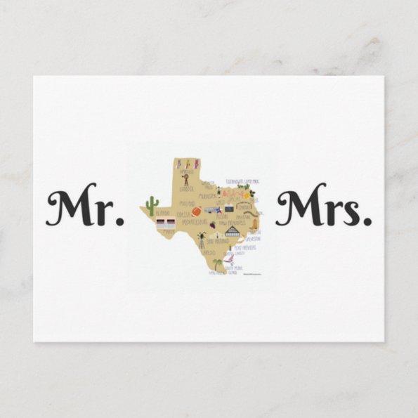 The Newlyweds PostInvitations from Texas