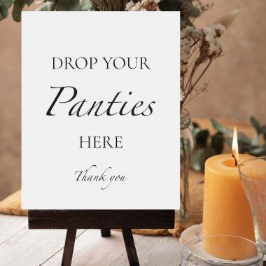 The Panty Game Sign Minimalist
