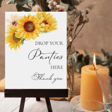 The Panty Game Sign Sunflower Fall