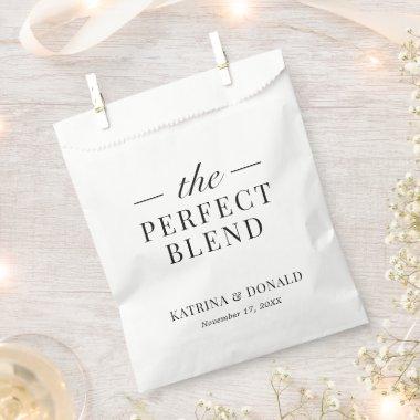 The Perfect Blend Coffee Classic Wedding Favor Bag