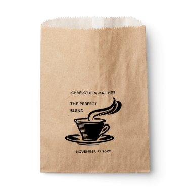 The Perfect Blend Coffee Tea Wedding Favor Bag