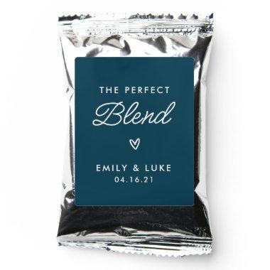The Perfect Blend Minimalist Coffee Wedding Favor Coffee Drink Mix