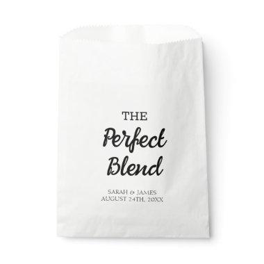 The Perfect Blend Wedding Bridal Shower Elegant Favor Bag
