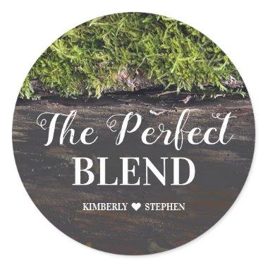 The Perfect Blend Wedding Classic Round Sticker
