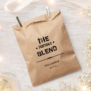 The Perfect Blend Wedding Cofee Tea Favor Bag