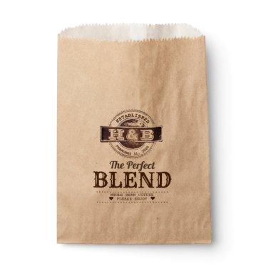 The Perfect Blend Wedding Coffee Favor Bags