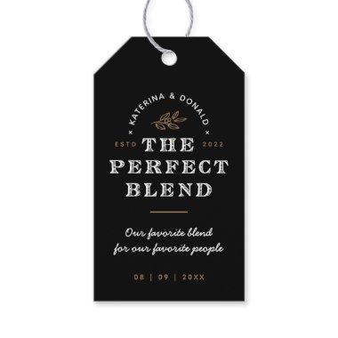 The Perfect Blend Wedding Favor Gift Tags