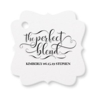 The Perfect Blend Wedding Favor Tags