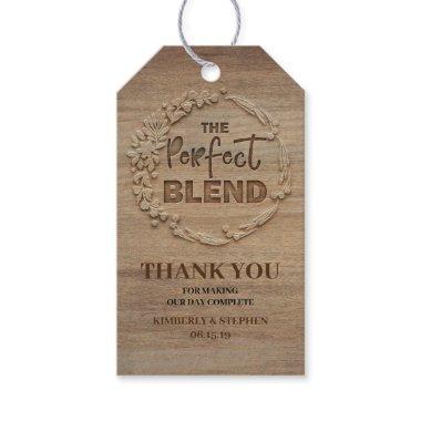The Perfect Blend Wedding Gift Tags