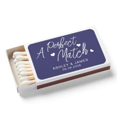 The Perfect Match Names Date Wedding Favor