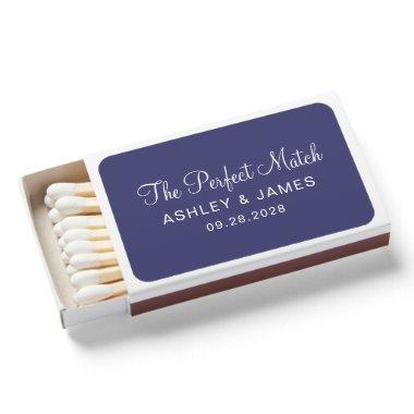 The Perfect Match Names Date Wedding Favor