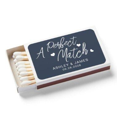 The Perfect Match Names Date Wedding Favor