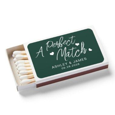 The Perfect Match Names Date Wedding Favor