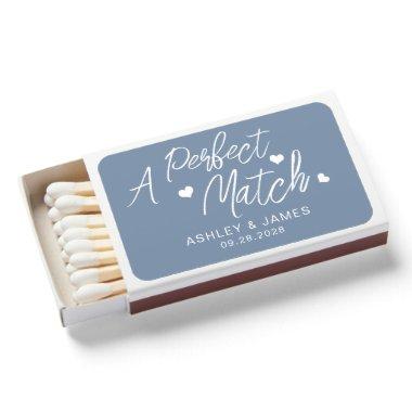 The Perfect Match Names Date Wedding Favor