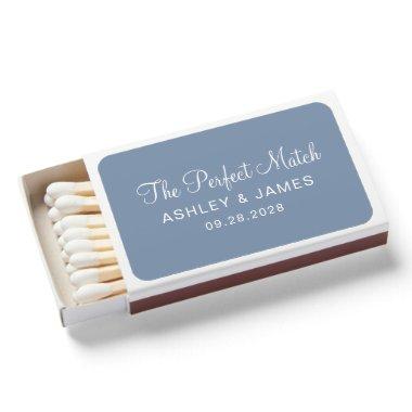 The Perfect Match Names Date Wedding Favor