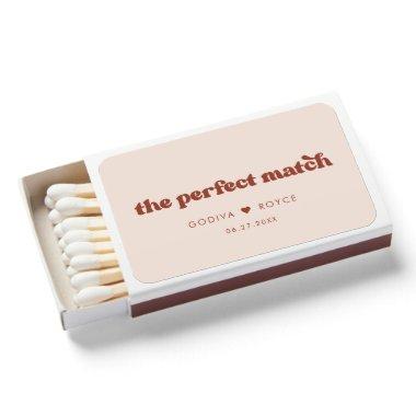 The perfect match retro Peach Pink matchbox