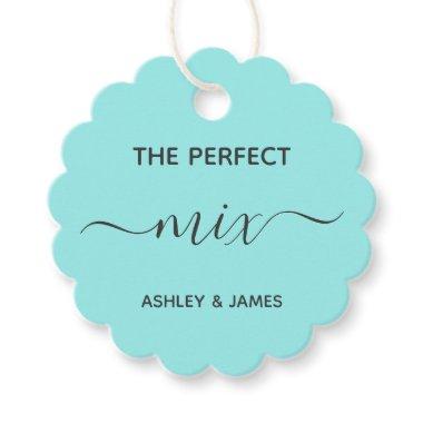 The Perfect Mix Favor Tag, Trail Wedding Gift Tag