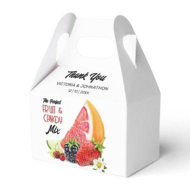 The Perfect Mix Fruit Thank You Wedding Favor Boxes