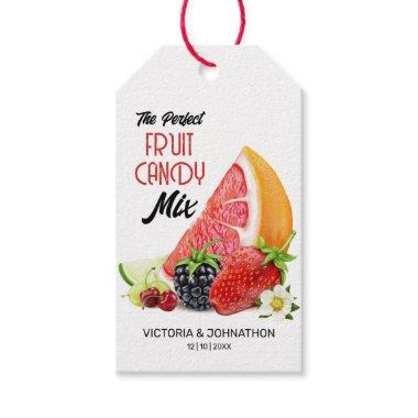 The Perfect Mix Fruit Thank You Wedding Gift Tags