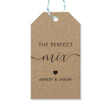 The Perfect Mix Spice or Trail Mix Gift Tag, Kraft Gift Tags