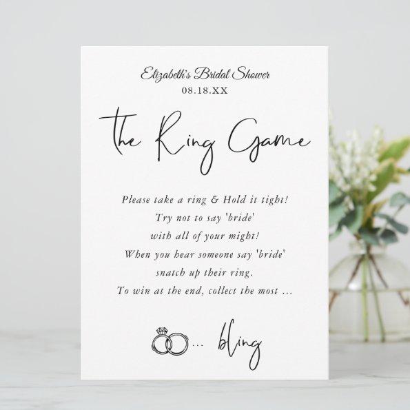 The Ring Game | Bridal Shower Game