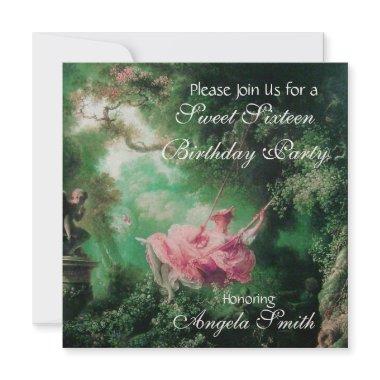 THE SWING ,SWEET SIXTEEN PARTY Fuchsia Champagne