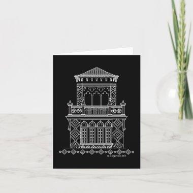The Tower of Ringling's Ca' d' Zan Thank You Invitations