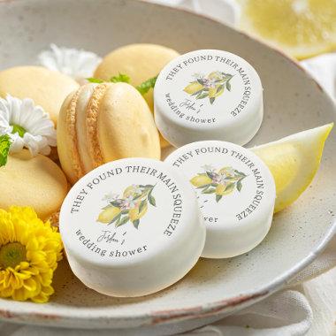 They Found Main Squeeze Lemon Wedding Shower Chocolate Covered Oreo