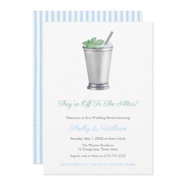 They're Off To The Altar Horse Race Wedding Shower Invitations