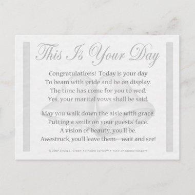 This Is Your Day (Bride) PostInvitations