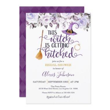 This Witch is Getting Hitched Bridal Shower Invitations